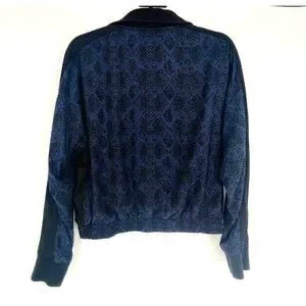 Athleta Bomber Jacket S Brooklyn Python Print Tra… - image 8